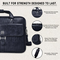 Executive Leather Laptop Bag – Carry More, Look Better